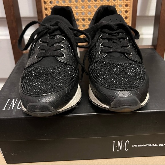 INC International Concepts Womens Pakiss Fabric Low Top Lace Up Fashion Sneak - Picture 2 of 10